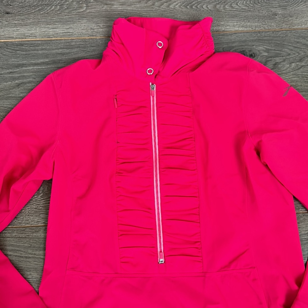 NWT Brooks Running Infiniti Anorak running jacket Pomegranate Pink Size XL - Picture 4 of 7